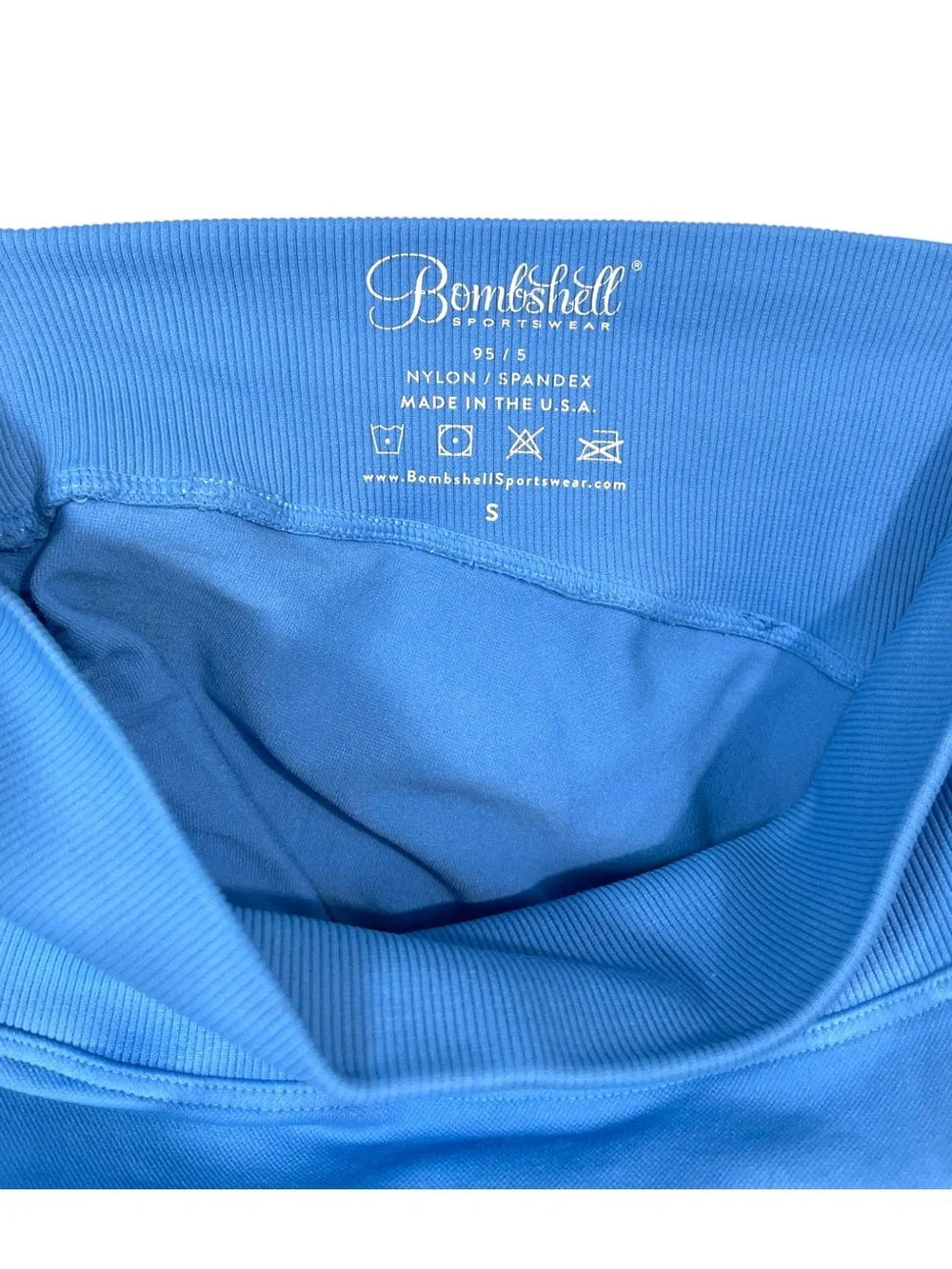 Bombshell Sportswear Blue v back Shorts